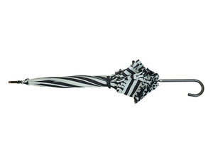 Hecho en China raya tela del borde del cordón <span class=keywords><strong>pogada</strong></span> apolla paraguas - Product Image 6
