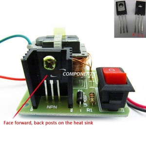 Générateur d'arc à haute tension CC haute fréquence 15KV, transformateur élévateur inverseur, kit DIY 3.7V - Product Image 2