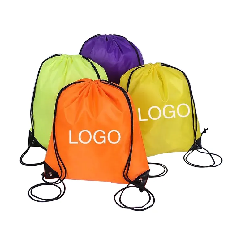 Nylon Polyester Drawstring Bag Newest Strong 100% Nylon Polyester Sunglasses Drawstring Sport Rucksack Backpack Bag No Minimum