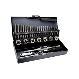 32pcs juego machos Y terrajas Metric hoàn toàn mặt đất <span class=keywords><strong>tap</strong></span> và <span class=keywords><strong>Die</strong></span> <span class=keywords><strong>Set</strong></span> cho chủ đề khai thác và cắt trong hộp kim loại - Product Image 2