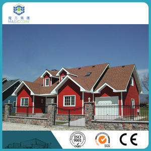 Magiccore thép biệt thự Ánh sáng khung thép thiết kế hiện đại biệt thự với carport sử dụng Quảng Tây Xuất xứ 1 năm bảo hành - Product Image 6