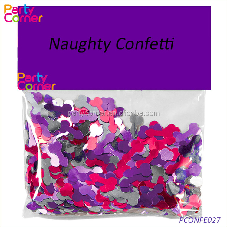 Willy пенис конфетти куриная Вечеринка Ночная Невеста стол рассеивание