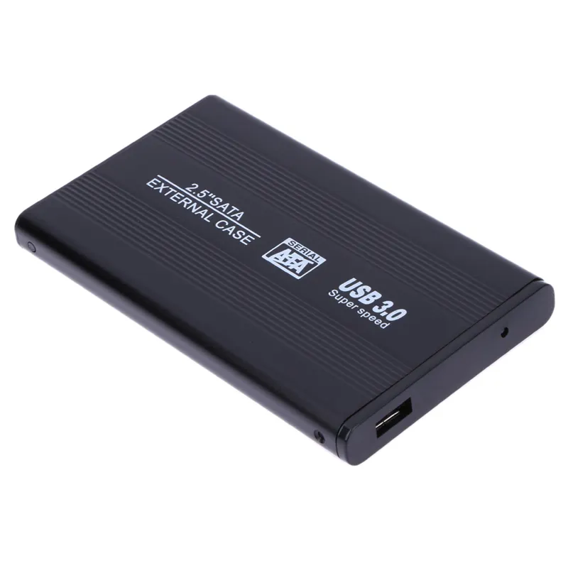 Accessotech siyah 2.5 Sata USB sabit disk Caddy HDD muhafaza çantası Laptop ve PC bilgisayar kapağı