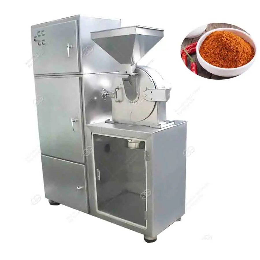 50-100 KG/H de chile rojo aplastando cúrcuma pimienta en polvo haciendo comercial máquina de amoladora de la especia de la máquina