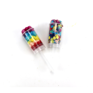Lanceur de confettis rose et bleu pour garçon ou fille, 12 pouces, pour mariage, confettis rose pour enfants - Product Image 2