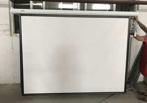 <span class=keywords><strong>Écran</strong></span> de projection <span class=keywords><strong>motorisé</strong></span> tubulaire en tissu blanc mat 4K de 100, 120 et 150 pouces pour projecteur DLP - Product Image 2