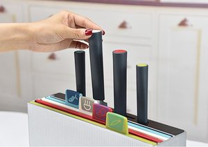 บ้านอุปกรณ์ครัวอุปกรณ์มีดและพลาสติกดัชนีสีรหัสสับคณะกรรมการที่มีผู้ถือ - Product Image 5