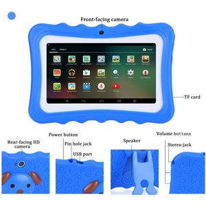 Giá rẻ nhất Q88 Tablet PC Android 4.4 7 inch HD 1024x600 IPS Giáo Dục Trẻ Em Chơi Game Máy Tính Bảng - Product Image 6
