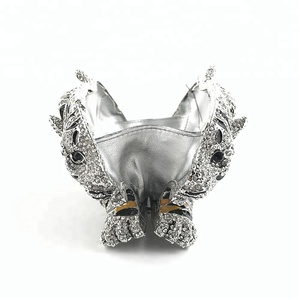 Bolso de noche de lujo con diseño de animales, bolsas de fiesta de cristal con forma de tigre OC3671 - Product Image 6
