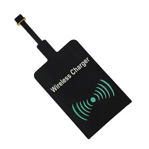 ユニバーサルQiワイヤレス充電器レシーバーforiphone 6 6 s 5s充電アダプターReceptor Receiver for samsung s6 s5 note3 note4