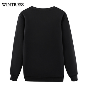 Felpa con cappuccio <span class=keywords><strong>di</strong></span> natale in bianco nero girocollo felpa da uomo personalizzata felpa in pile, nero girocollo <span class=keywords><strong>coppia</strong></span> felpa produttore - Product Image 3