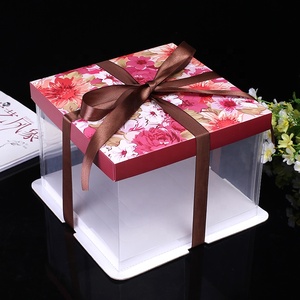 2023ขายส่งราคา6นิ้วรอบฐานทองคณะกรรมการกระดาษแข็งของขวัญบรรจุภัณฑ์กล่องเค้กที่มีหน้าต่าง - Product Image 2