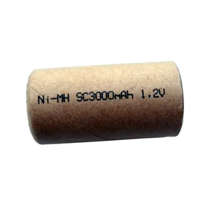 חם מכירות גובים מחיר 10C תת C נטענת 3000 mah NiMH SC 1.2 v סוללה