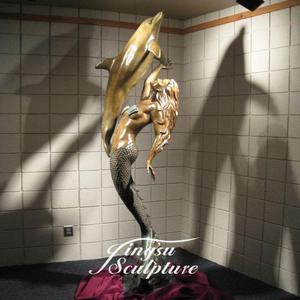 ブロンズイルカと人魚像の高品質セール - Product Image 4