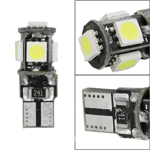 도매 T10 Canbus 5050 5SMD LED 인테리어 전구 12V 오류