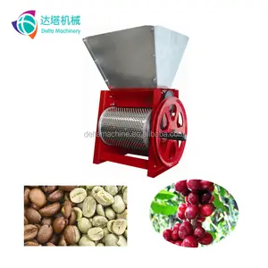 agricultural manual or electric coffee sheller fresh coffee bean skin peeling machine