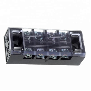 TB-2504 25A 4-Pin Power Distribution Shorting <b>Terminal</b> Block - Product Image 1