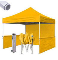 Tente de réception pliable solide de 3x3 m avec logo personnalisé, auvent instantané pour salon professionnel