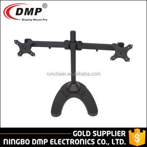 LCD351D-STAND <span class=keywords><strong>support</strong></span> de Fixation <span class=keywords><strong>Double</strong></span> Réglable Desk <span class=keywords><strong>Support</strong></span> LCD <span class=keywords><strong>Tv</strong></span> Table <span class=keywords><strong>Double</strong></span>-Moniteur Stand <span class=keywords><strong>Bras</strong></span> - Product Image 2