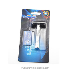 Manual Long Handle Men's Barber Shaving Safety Double Edge Blade <strong>Razor</strong> - Product Image 6