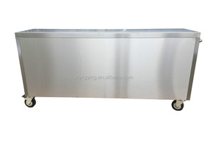 Armadio Portautensili Impermeabile con Piano in Legno di Gomma Spesso 40mm, 16 Cassetti, Ruote e Porta per Garage - Product Image 5