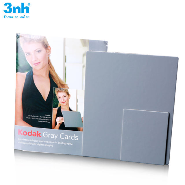 Shenzhen Kodak 3nh Brand 18% Grey Card Gray Cards Color Charts for Camera