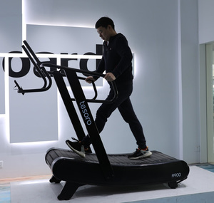 De forma curva de cinta de uso comercial deportes de equipo de fábrica directamente <span class=keywords><strong>fitness</strong></span> cinta curva runner - Product Image 3