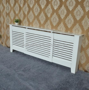Natural White Painted Radiator Covers <strong>Wall</strong> Cabinet Wooden MDF Traditional Modern <strong>UK</strong> - Product Image 6