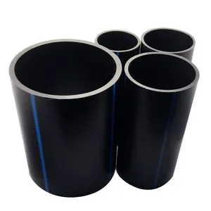 Tubes d'irrigation en plastique Hdpe, 10 pièces, 400mm, 450mm, 500mm Sdr11, 16bar, Pn16, 16mpa, chine