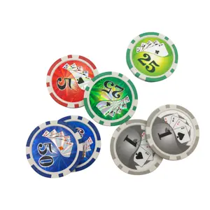 Özelleştirilmiş baskı oyun kartları Poker Chip