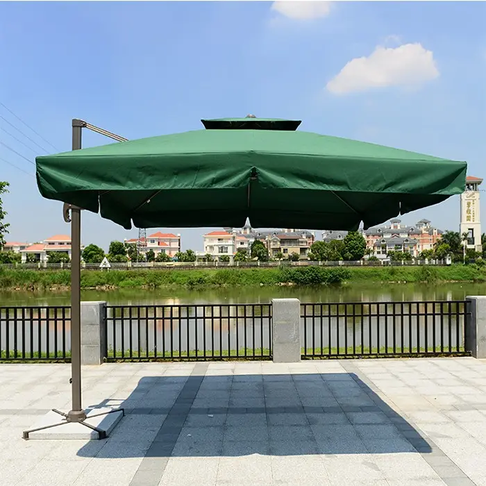 Fantastische Seitens tange Sonnenschirm Malaysia Pavillon Großer Markt Regenschirm Werbung