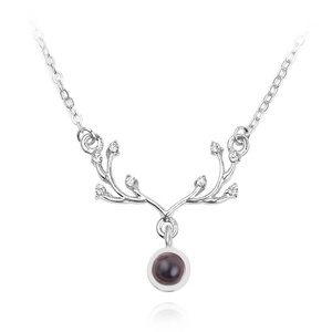 One Hundred Languages I love You Projection Necklace for Girl <strong>Friend</strong>
