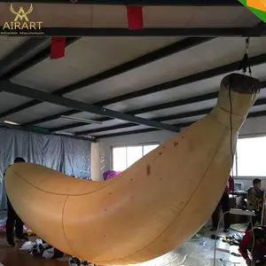 Globo inflable personalizado para fruta, gigante, plátano, a la venta