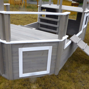 Aire de jeux d'extérieur couverture du domicile, en bois, pour enfants, grand <span class=keywords><strong>bac</strong></span> <span class=keywords><strong>à</strong></span> <span class=keywords><strong>sable</strong></span>, cadeau de Pirate, bricolage - Product Image 4