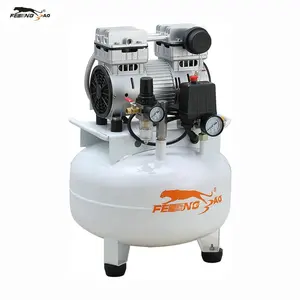 portable air compressor for dental unit
