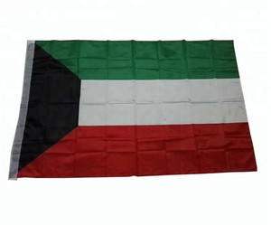 Custom 3x5ft Hot Sales 100% Polyester National <strong>Kuwait</strong> Flag - Product Image 4