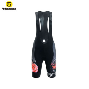 Monton alta calidad diseño su propia bicicleta desgaste antibacteriano ciclismo padding Bib con impresión por sublimación - Product Image 1