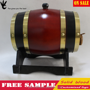 Barril de madera de madera del <span class=keywords><strong>grano</strong></span> de café envasado barril pintura a <span class=keywords><strong>pistola</strong></span> barril de vino - Product Image 3