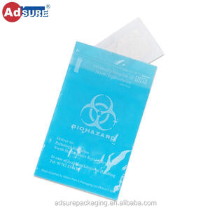 Auto adhesivo de Medicina de plástico Ziplock sobre riesgo biológico muestra bolsas de transporte para ventas al por mayor - Product Image 5