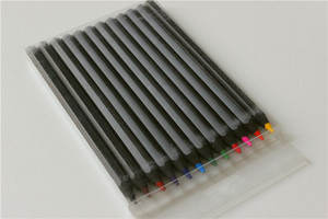 Prezzo di fabbrica matite colorate con Design personalizzato 12 conteggi Set di matite da disegno a colori per scuola d'<span class=keywords><strong>arte</strong></span> in legno nero per bambini bambini - Product Image 3