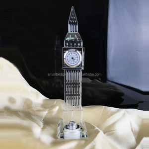 Small Bridge Wholesale Customization London <strong>Big</strong> Ben Souvenir Gifts 3d <strong>Crystal</strong> Building Model Sandblasting Glass <strong>Crystal</strong> Model - Product Image 1