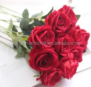 Alta tessuto artificiale fiori rosa varie occasioni-vendita calda di natale di Halloween laurea festa della mamma di Pasqua - Product Image 1