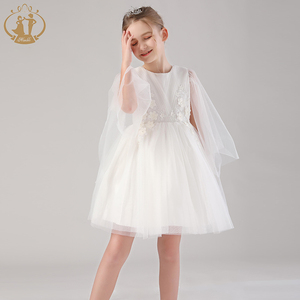 Gaun Kecil Desain Anak Perempuan Manis Fashion Musim Panas Nimble untuk Anak Perempuan Gaun 8 Tahun - Product Image 3