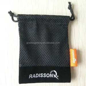 China Alibaba small drawstring mesh bag small mesh net bags drawstring nylon mesh packing bags