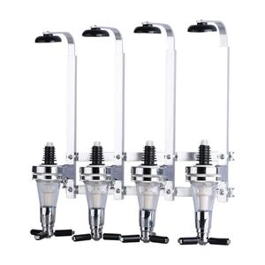 2025 nuevo soporte de 4 botellas dispensador óptico bebidas vino licores barra de acero mayordomo montado en la pared - Product Image 2