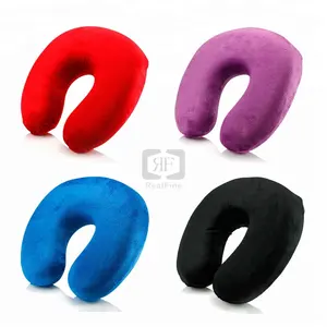 U Shaped Memory Foam Travel Pillow Neck Support Head Rest Airplane Cushion eco friendly travel pillow