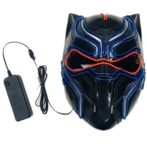 Máscara <span class=keywords><strong>de</strong></span> Disfraz <span class=keywords><strong>de</strong></span> Batalla <span class=keywords><strong>de</strong></span> <span class=keywords><strong>Pantera</strong></span> <span class=keywords><strong>Negra</strong></span> <span class=keywords><strong>de</strong></span> Marvel con Luces LED - Product Image 2