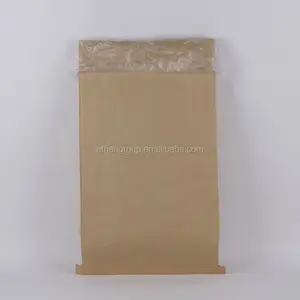 Paper Sack Bags Poly Laminated Kraft Paper Bags For Fertilizer Packaging Kraft Paper Sack For Fertilizer