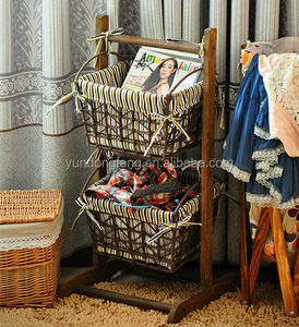 Venta al por mayor de muebles modernos para el hogar, Cestas colgantes de periódico/libros/revistas/Flores/artículos diversos, tejidas a buen precio - Product Image 5