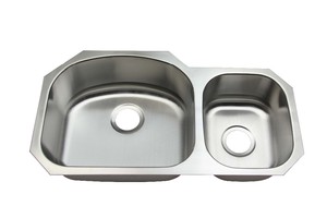 Juego de accesorios para equipo de fregadero de cocina personalizado de alta calidad 201 304 tazón doble de acero inoxidable plata OEM Venta de Color personalizado - Product Image 2